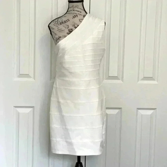 Express One  Shoulder Dress in Size Large - Picture 1 of 5